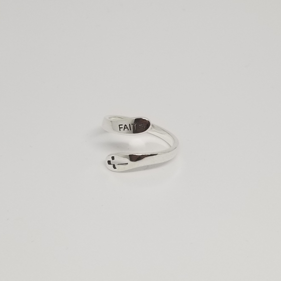Buy One Get One!! Adjustable Faith Ring - Picture 3 of 5